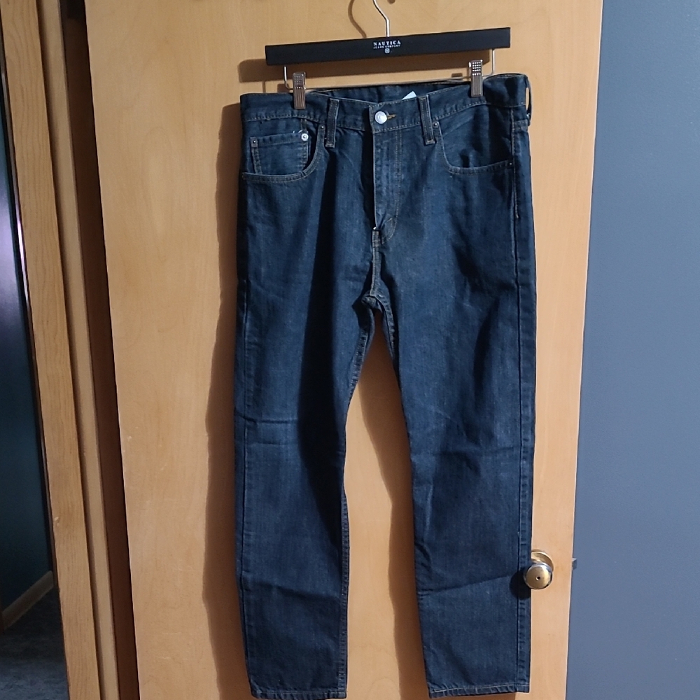 Levis Blue Straight Jeans Classic Denim